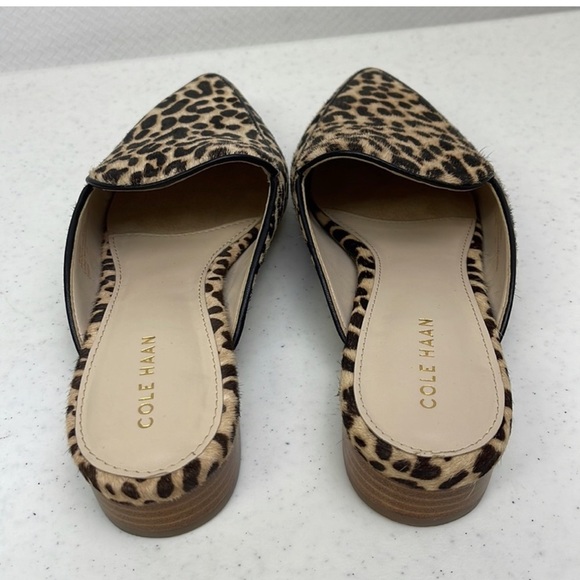 Cole Haan Piper Leopard Print Calf Hair Mules - Picture 10 of 11